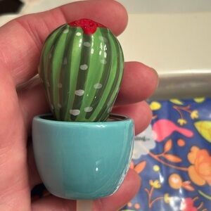 Green and Blue Cactus Nora Fleming Mini A266